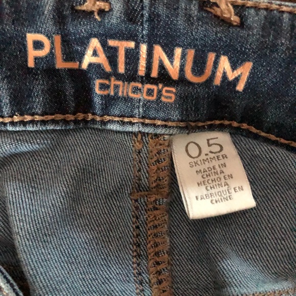 Chico’s Platinum Skimmer Jeans - Picture 6 of 7